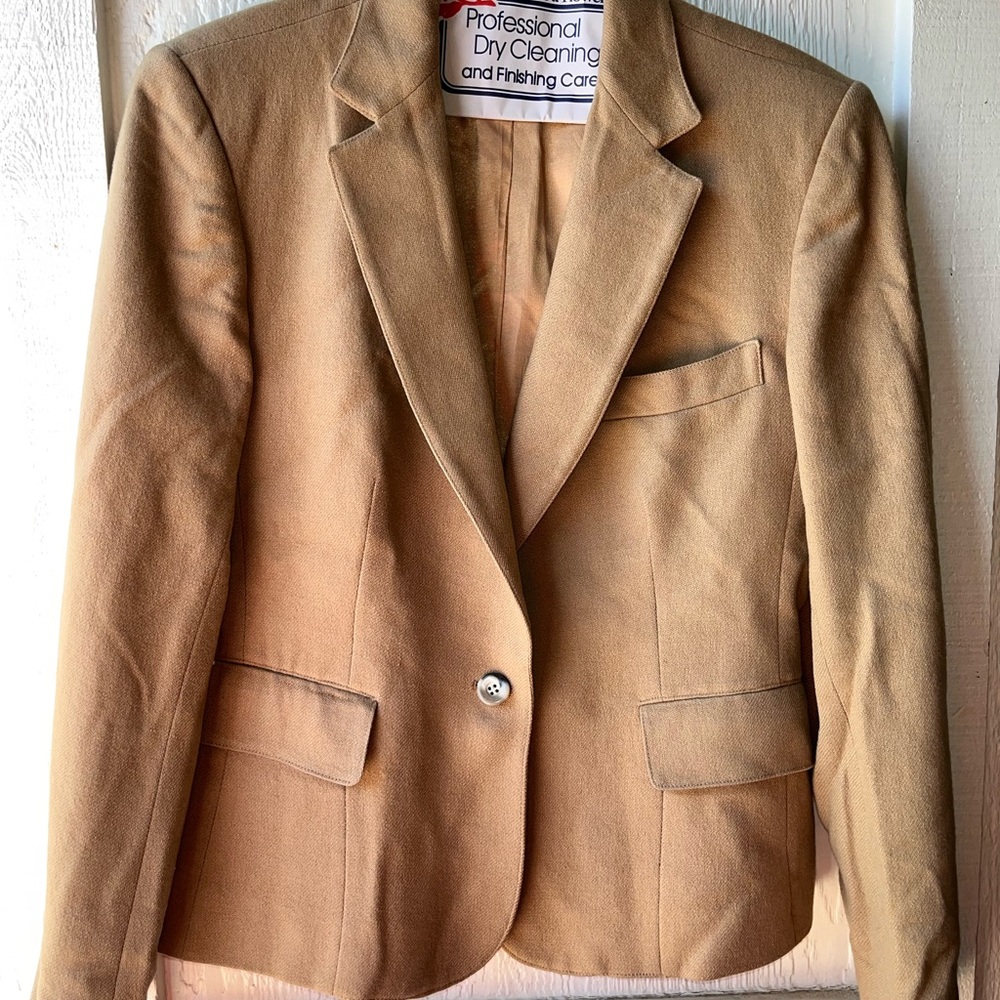 Evan Picone vintage 1980 tan blazer